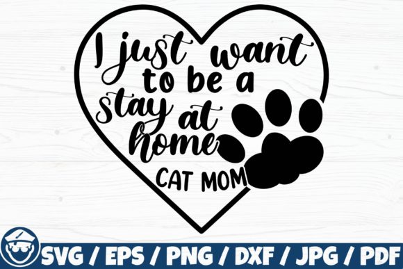 Cat Mom Graphics for Crafts & Blogs