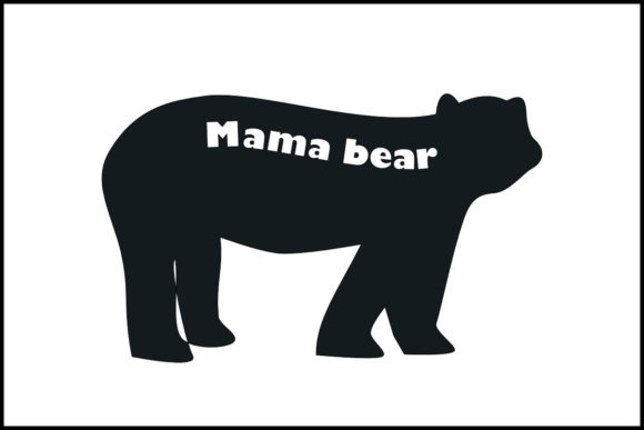 Mama Bear SVG for Mothers: Crafts & Graphics