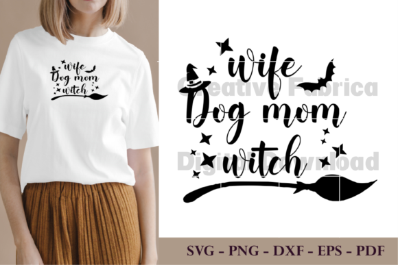 Reviewing the Wife Dog Mom Witch Design for Embroidery