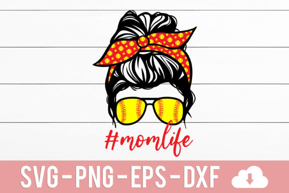 Softball Mom Life Graphics for Crafts