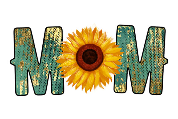 Sunflower Mom Sublimation Designs for Crafts and Graphics